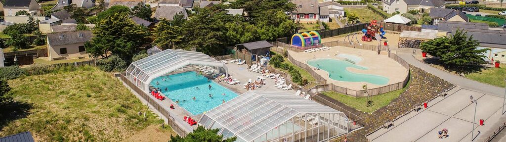 Schwimmbad auf dem Campingplatz Batz sur Mer