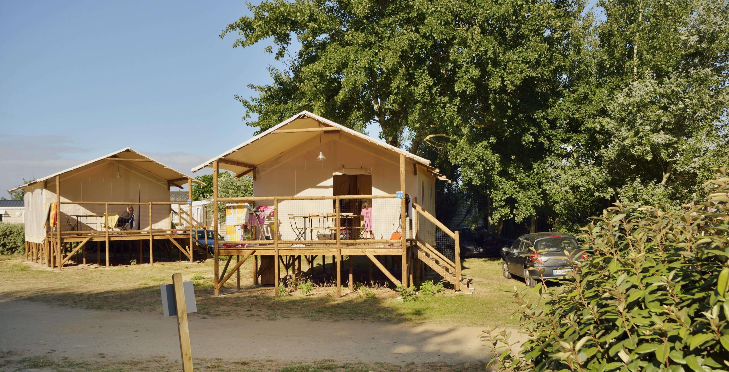 Cabane Lodge sur pilotis Standard 34m² (2 chambres) dont terrasse couverte 11m²